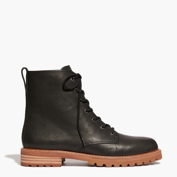 Madewell The Clair Lace-Up Boot in Leather - Picture 2 of 7